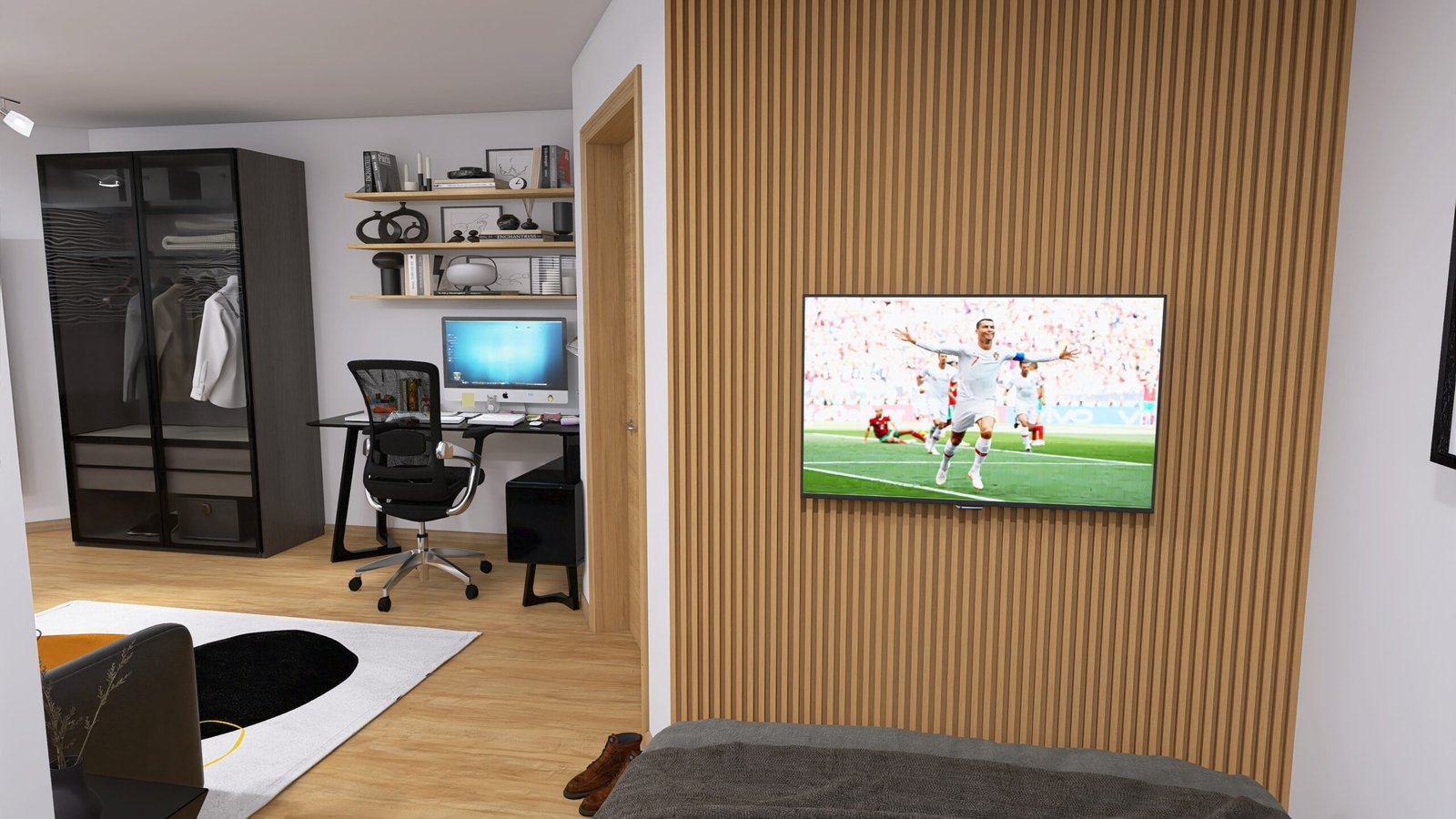 Marcia Perry Interiors - Espaço Jovem Multifuncional - Niklas_Unbenannter Raum-53