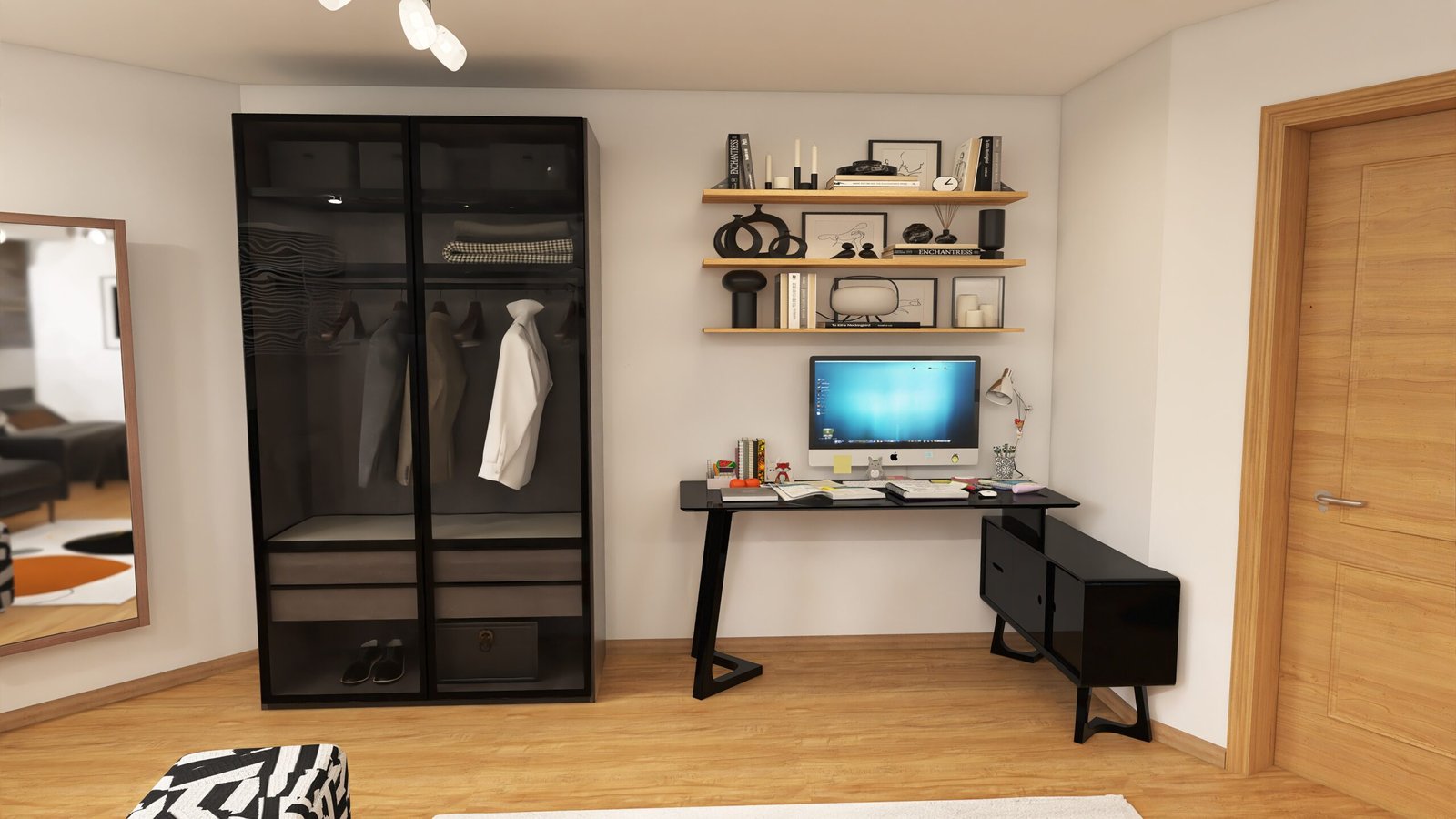 Marcia Perry Interiors - Espaço Jovem Multifuncional - Niklas_Unbenannter Raum-90