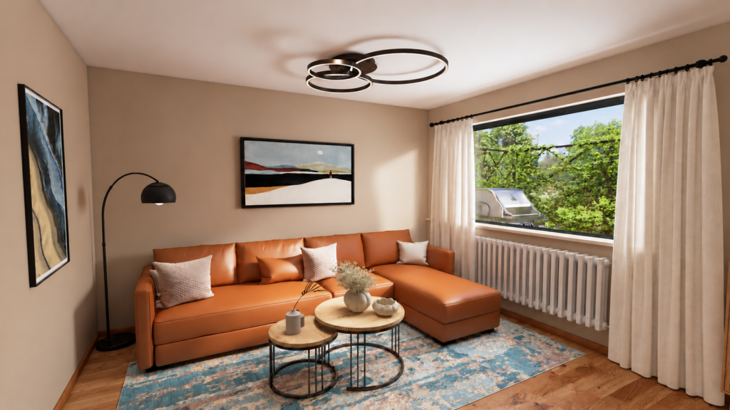 Sala de estar e jantar em Ansbach | Marcia Perry Interiors 3 - Design de interiores em Ansbach